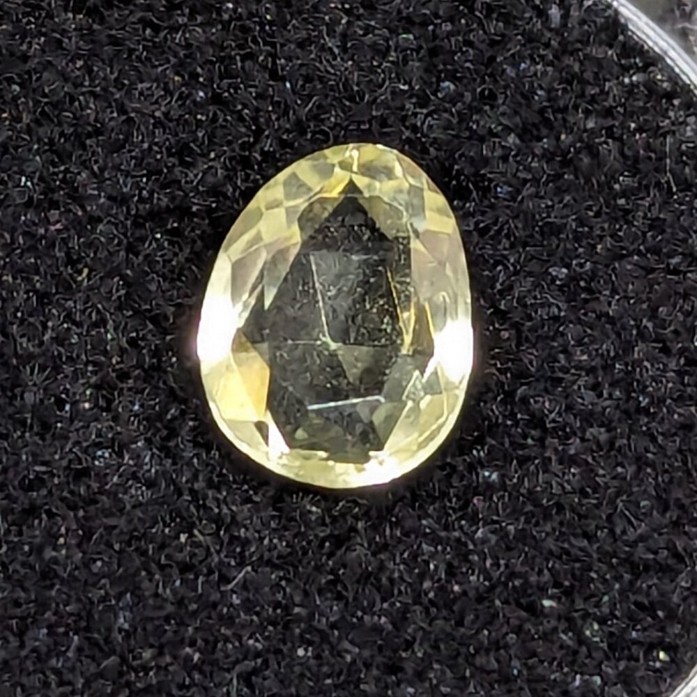 Teardrop/Ovalish Faceted Citrine